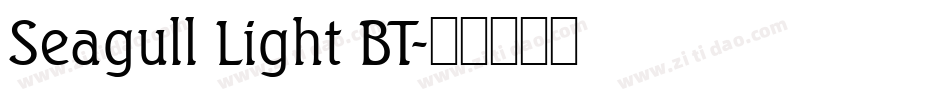 Seagull Light BT字体转换